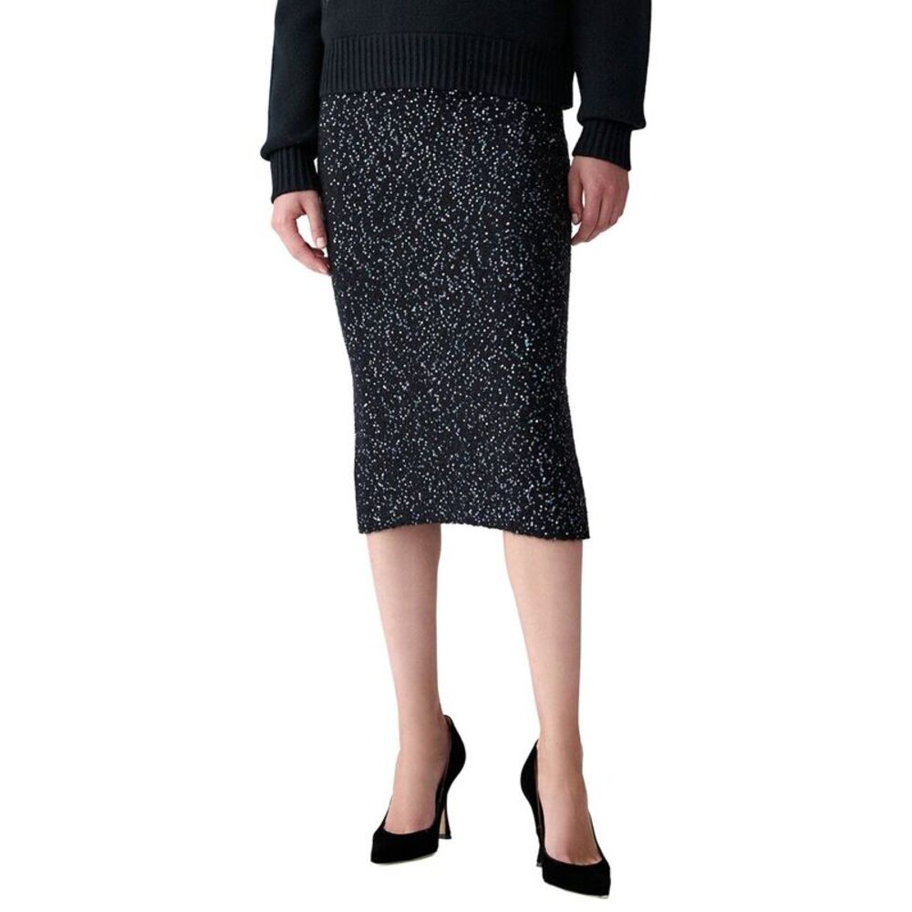 Carolina Herrera Womens  Wool & Cashmere-Blend Pencil Skirt
